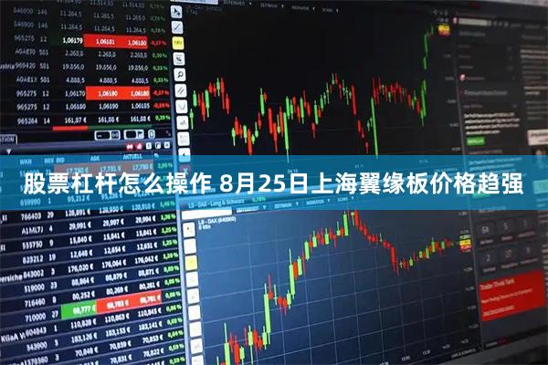 股票杠杆怎么操作 8月25日上海翼缘板价格趋强