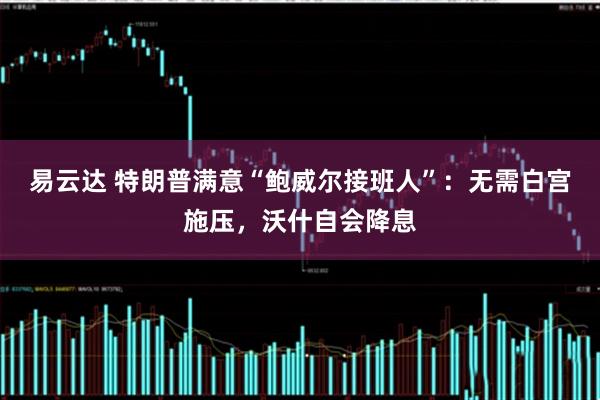 易云达 特朗普满意“鲍威尔接班人”：无需白宫施压，沃什自会降息