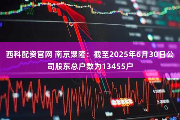 西科配资官网 南京聚隆：截至2025年6月30日公司股东总户数为13455户