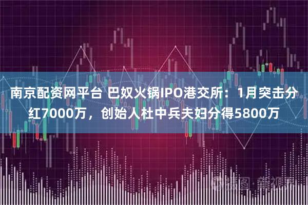 南京配资网平台 巴奴火锅IPO港交所：1月突击分红7000万，创始人杜中兵夫妇分得5800万
